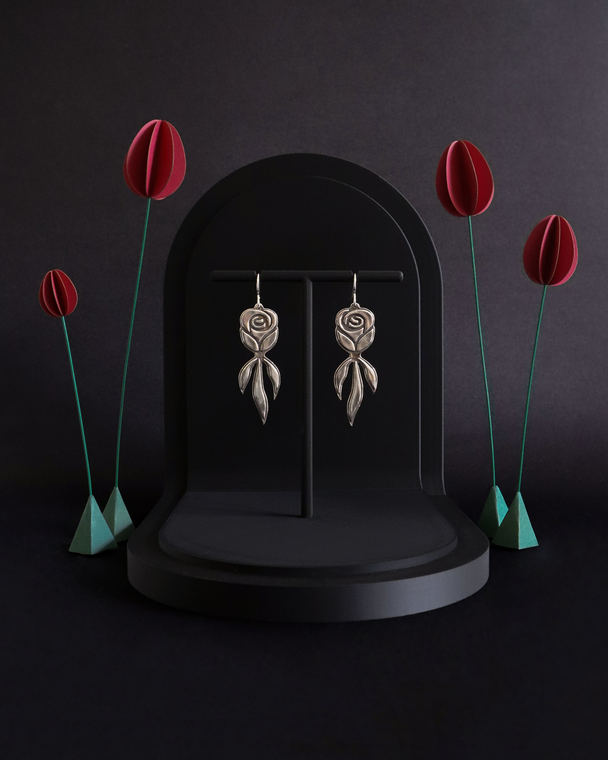 ROSA - Earrings in Sterling Silver