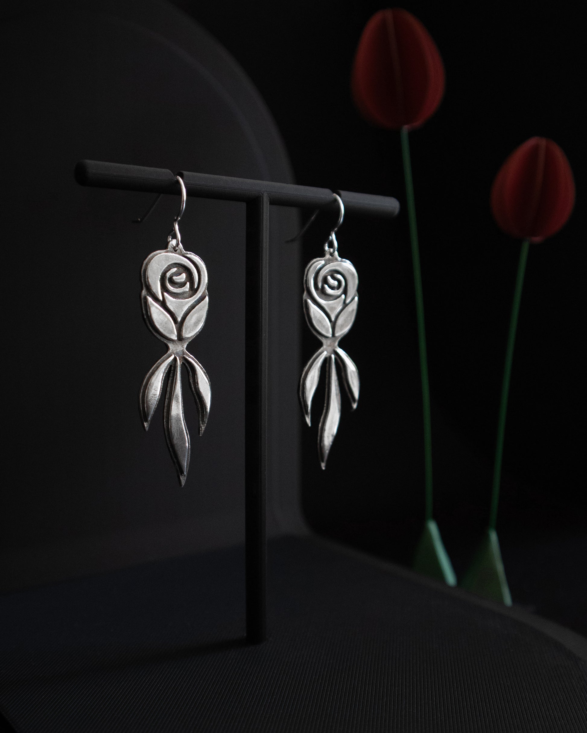 ROSA - Earrings in Sterling Silver