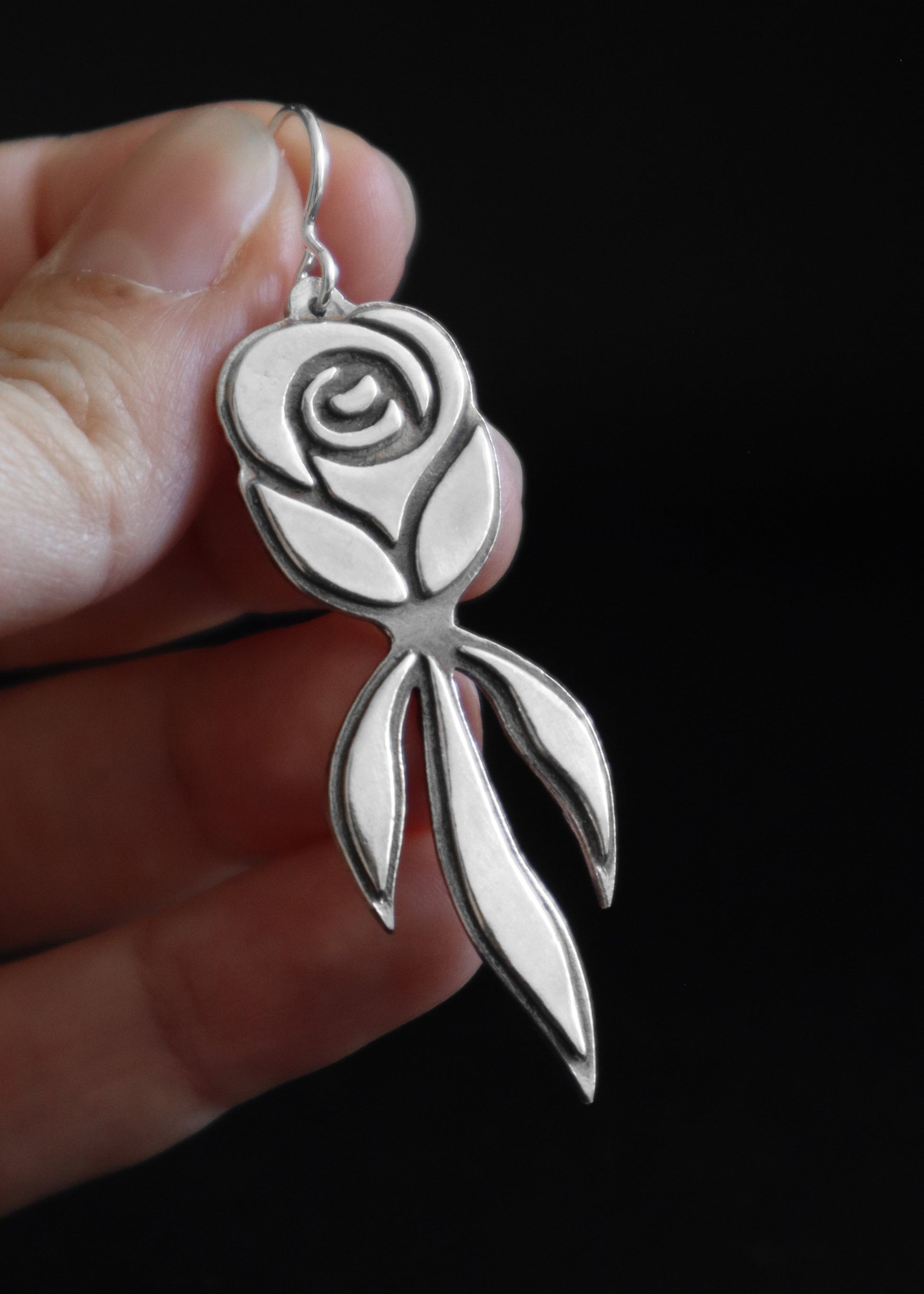 ROSA - Earrings in Sterling Silver