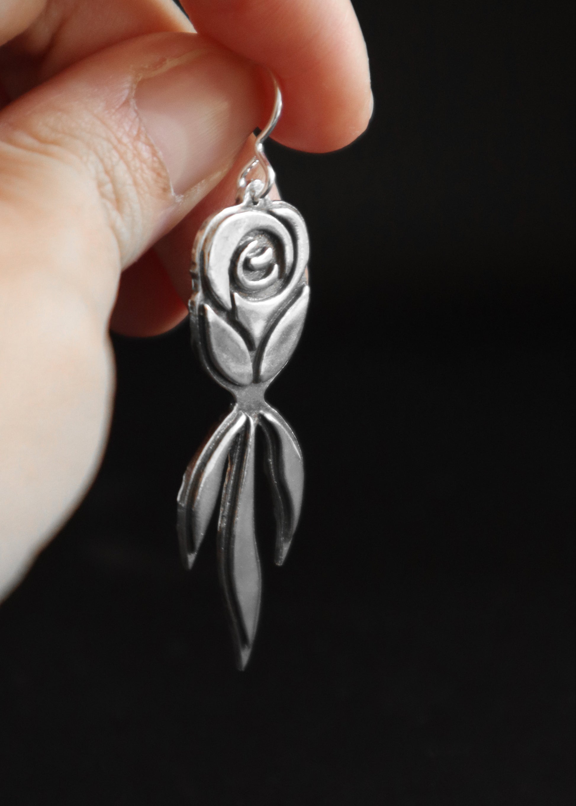 ROSA - Earrings in Sterling Silver